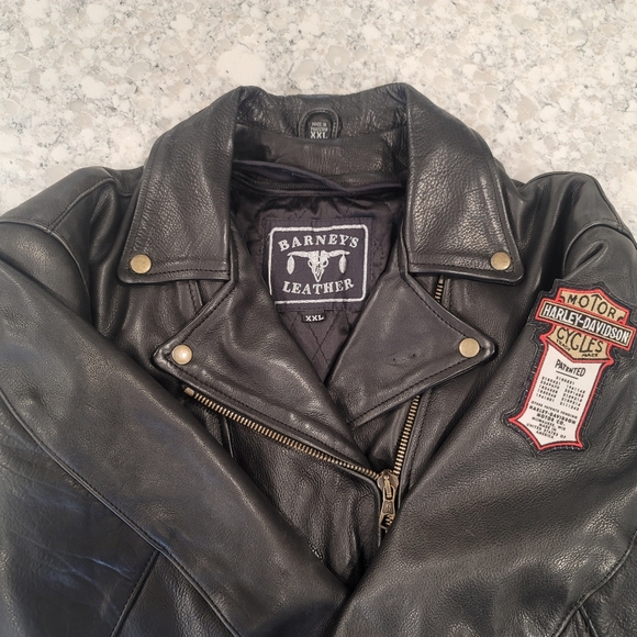 Biker Heavy-weight Classic Black Riding Leather - Picture 3 of 6